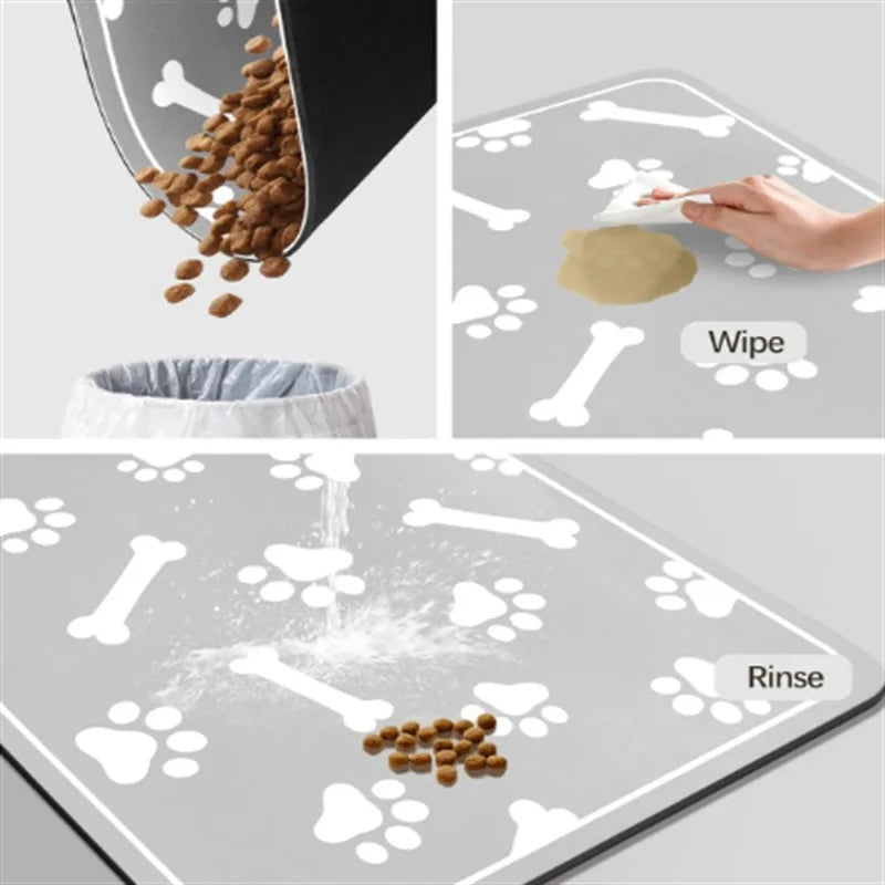 PawZone Pet Feeding Mat – Non-Slip & Waterproof