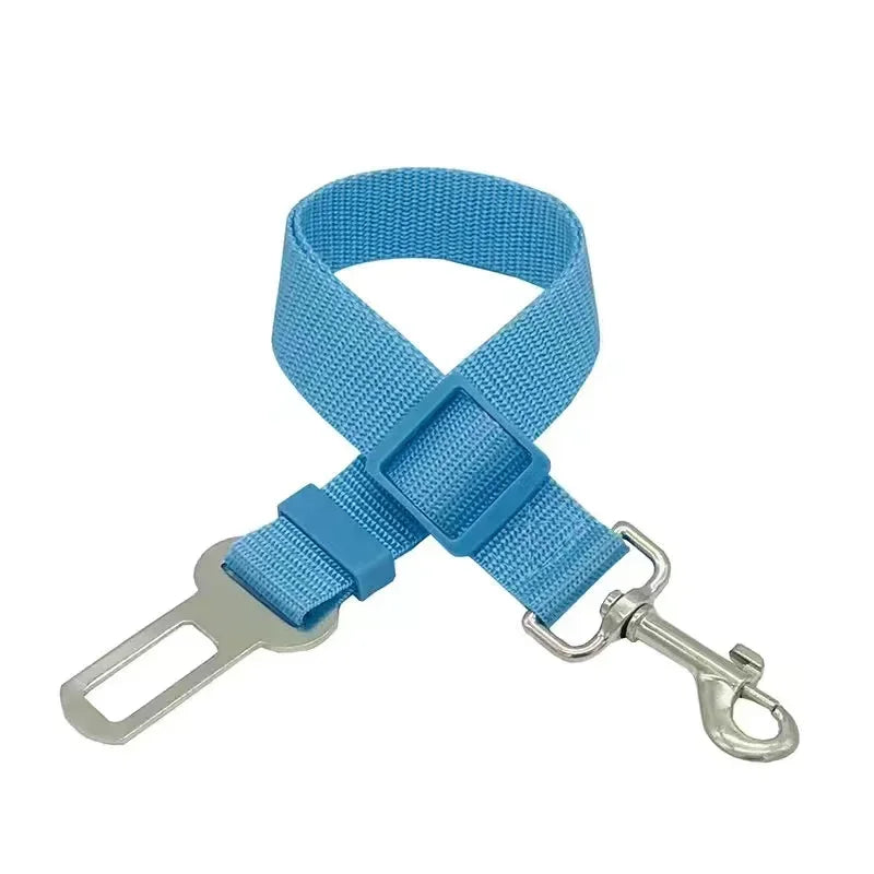 1/2pcs Adjustable Pet Cat Dog Car Seat Belt Pet Seat Vehicle Dog Harness Lead Clip Safety Lever Traction Dog Collars