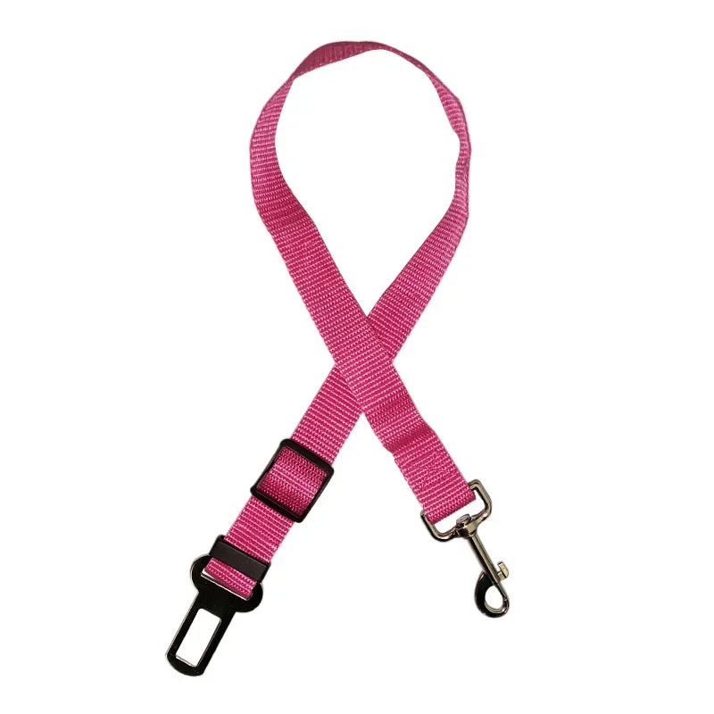 1/2pcs Adjustable Pet Cat Dog Car Seat Belt Pet Seat Vehicle Dog Harness Lead Clip Safety Lever Traction Dog Collars