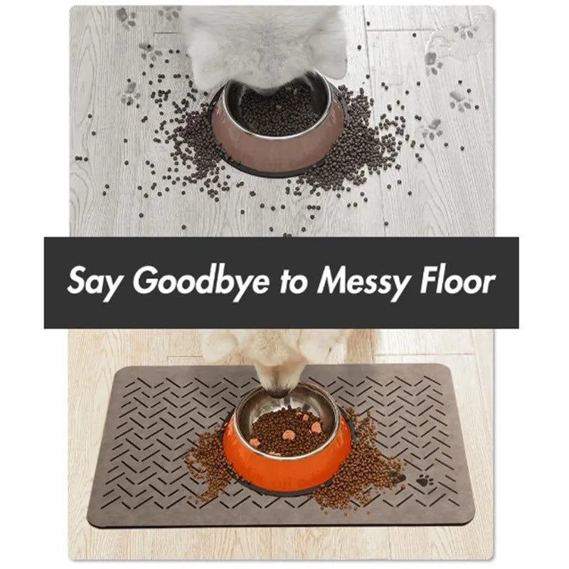 PawZone Pet Feeding Mat – Non-Slip & Waterproof