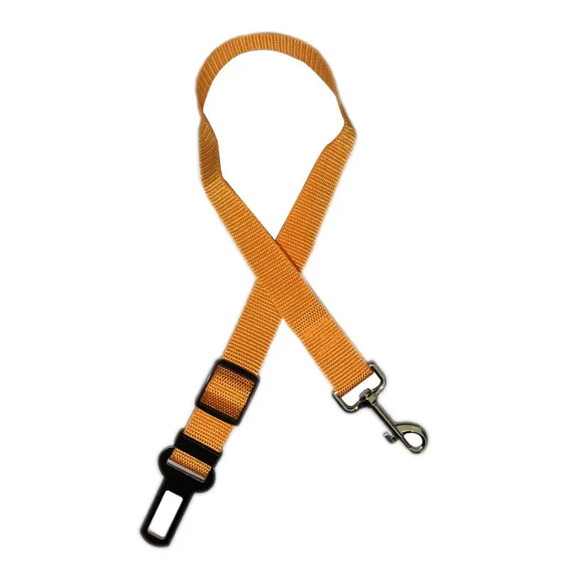 1/2pcs Adjustable Pet Cat Dog Car Seat Belt Pet Seat Vehicle Dog Harness Lead Clip Safety Lever Traction Dog Collars