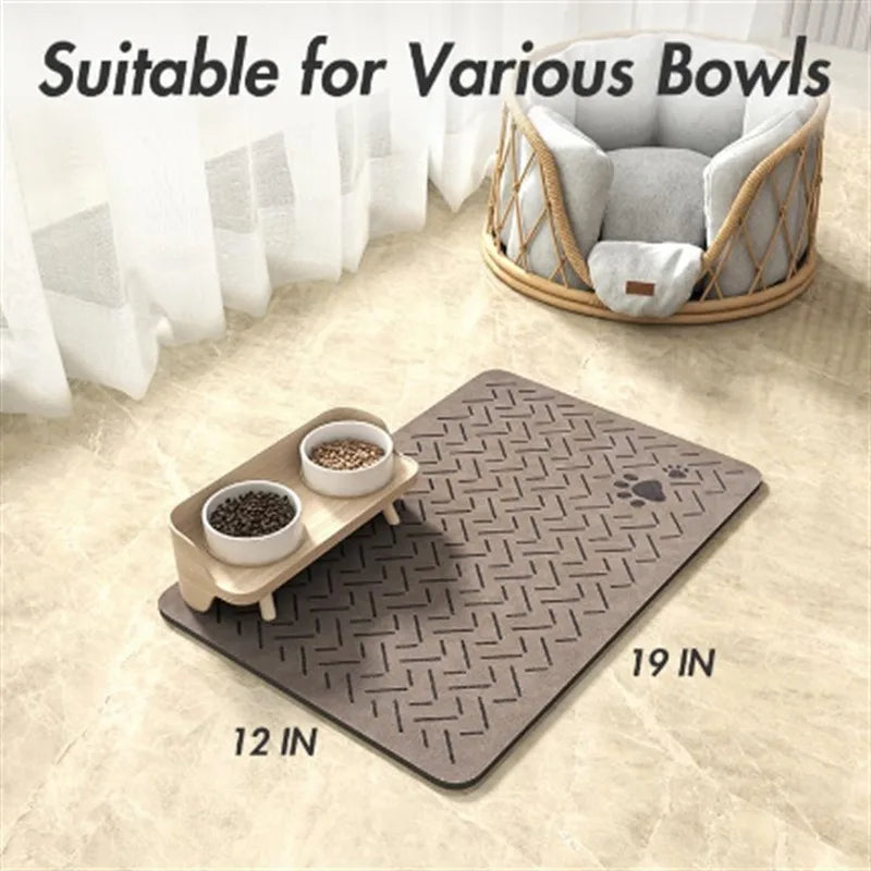 PawZone Pet Feeding Mat – Non-Slip & Waterproof