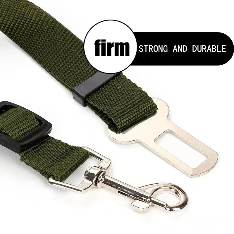 1/2pcs Adjustable Pet Cat Dog Car Seat Belt Pet Seat Vehicle Dog Harness Lead Clip Safety Lever Traction Dog Collars