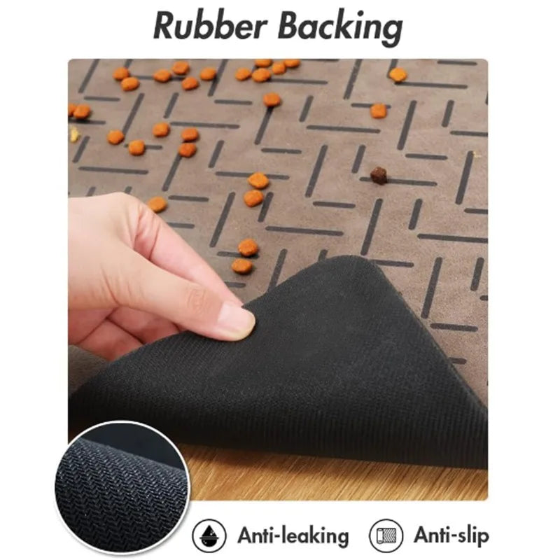 PawZone Pet Feeding Mat – Non-Slip & Waterproof