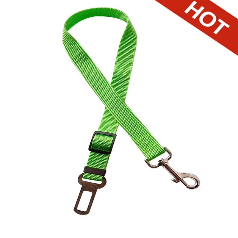 1/2pcs Adjustable Pet Cat Dog Car Seat Belt Pet Seat Vehicle Dog Harness Lead Clip Safety Lever Traction Dog Collars