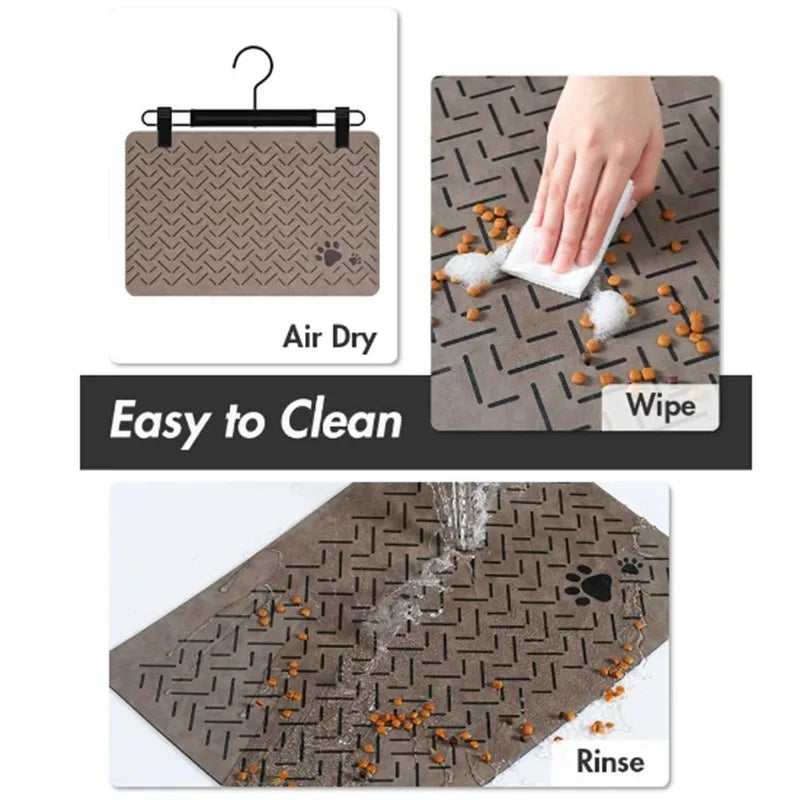 PawZone Pet Feeding Mat – Non-Slip & Waterproof